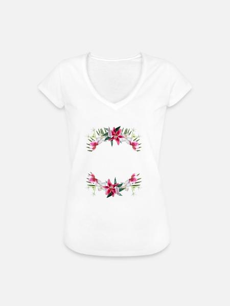 I hate people - Frauen Vintage T-Shirt - Weiß