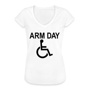 Behinderte Arm Day Behinderte Behinderte Handicap - Frauen Vintage T-Shirt - Weiß - Vorne