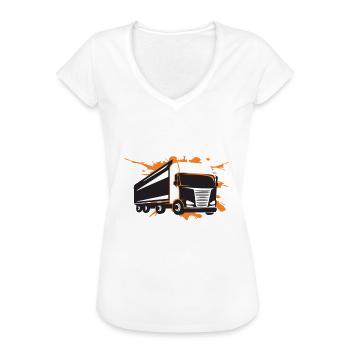 LKW Führerschein Bestanden Weg Da! Geschenk - Frauen Vintage T-Shirt - Weiß - Vorne