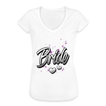 Braut Team Junggesellinnenabschied - Frauen Vintage T-Shirt - Weiß - Vorne