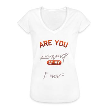 Golf witzig - Frauen Vintage T-Shirt - Weiß - Vorne