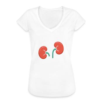 Nierenspender Niere Organspender - Frauen Vintage T-Shirt - Weiß - Vorne