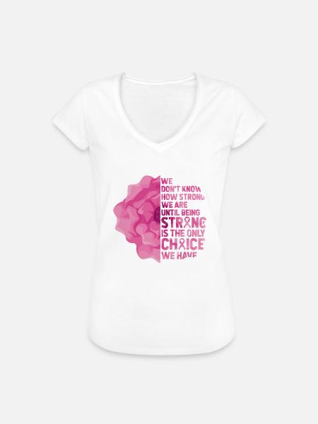 Brustkrebs - Frauen Vintage T-Shirt - Weiß