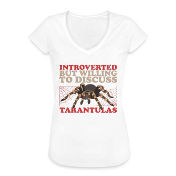 Vogelspinnen Spinnen Vogelspinne Geschenk - Frauen Vintage T-Shirt - Weiß - Vorne