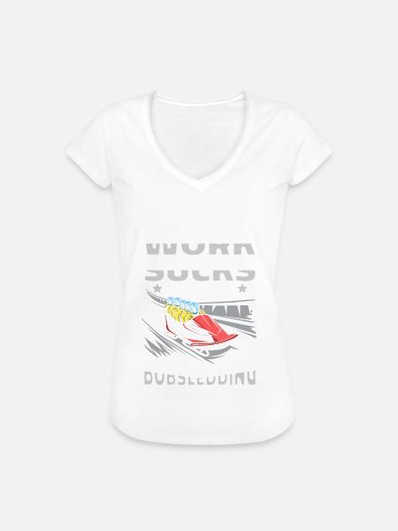 Bobfahren - Frauen Vintage T-Shirt -