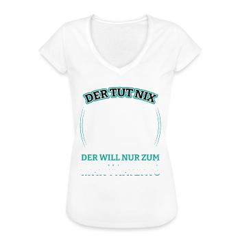 Suchhund Findehund Fährtenhund Mantrailer - Frauen Vintage T-Shirt - Weiß - Vorne