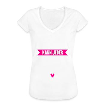 Marina - Perfekt Sein Kann Jeder Marina Nicht - Frauen Vintage T-Shirt - Weiß - Vorne