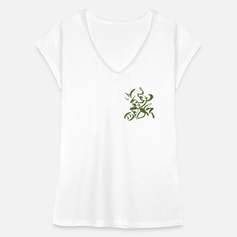 Abstrait T-shirt vintage Femme