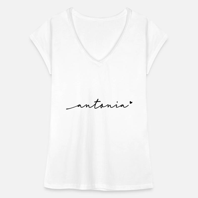 Antonia Cursive Name Women's Vintage T-Shirt