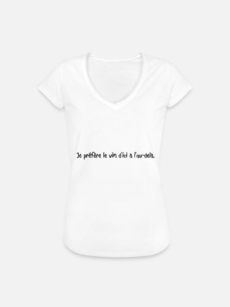 Sprüche - Frauen Vintage T-Shirt - Weiß
