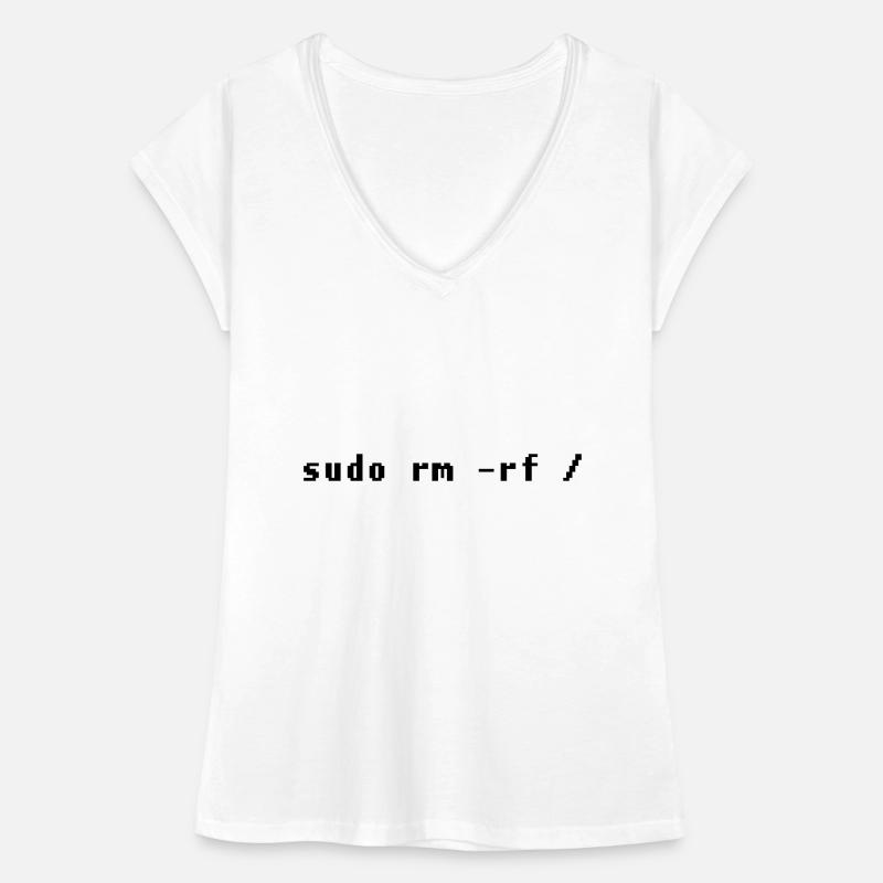 Conception drôle d'admin de Linux T-shirt vintage Femme