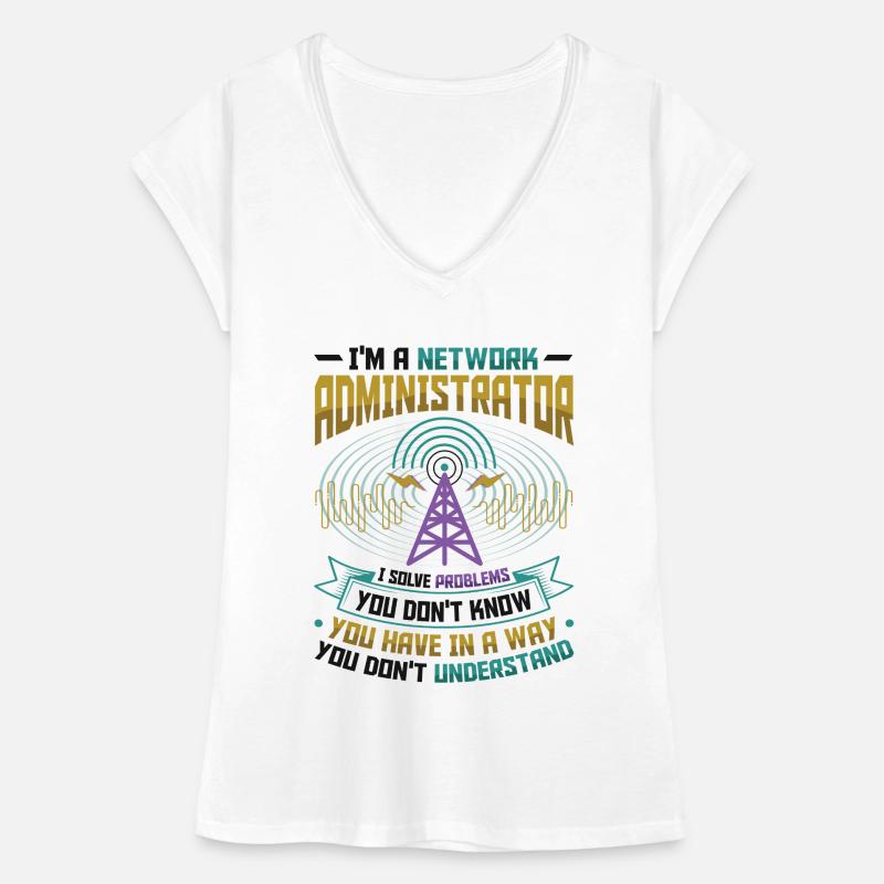 Solve problems IT-support network administrator Women's Vintage T-Shirt