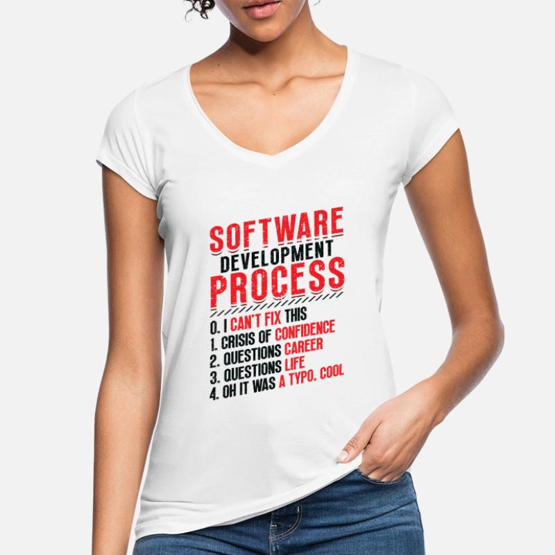 Software development process, programming Women's Vintage T-Shirt