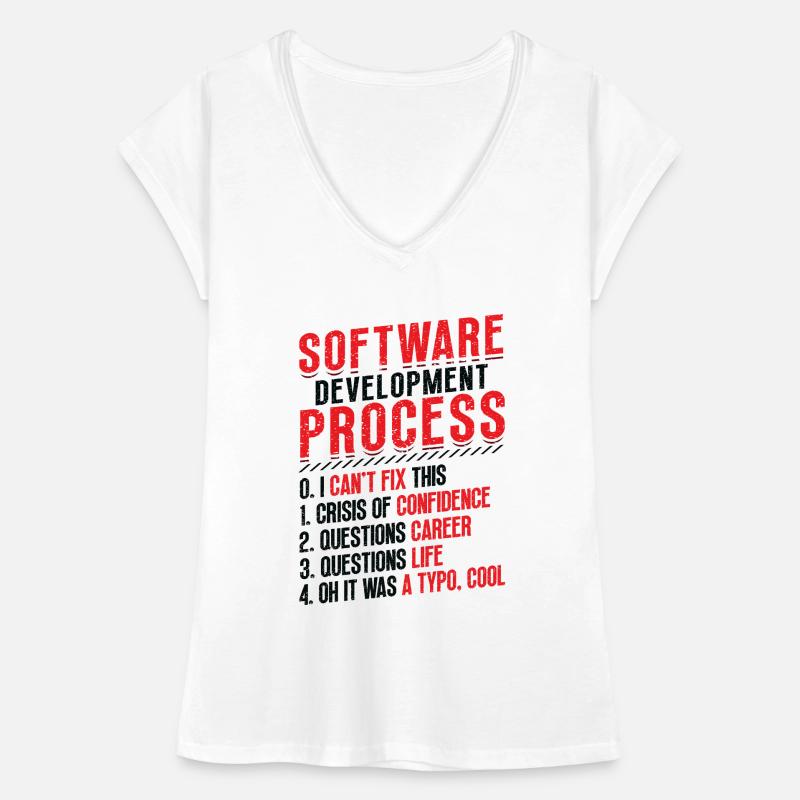 Software-Entwicklungsprozess, Programmierung Frauen Vintage T-Shirt