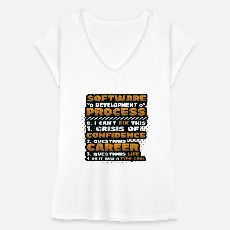Software-Entwicklungsprozess, Programmierung Frauen Vintage T-Shirt
