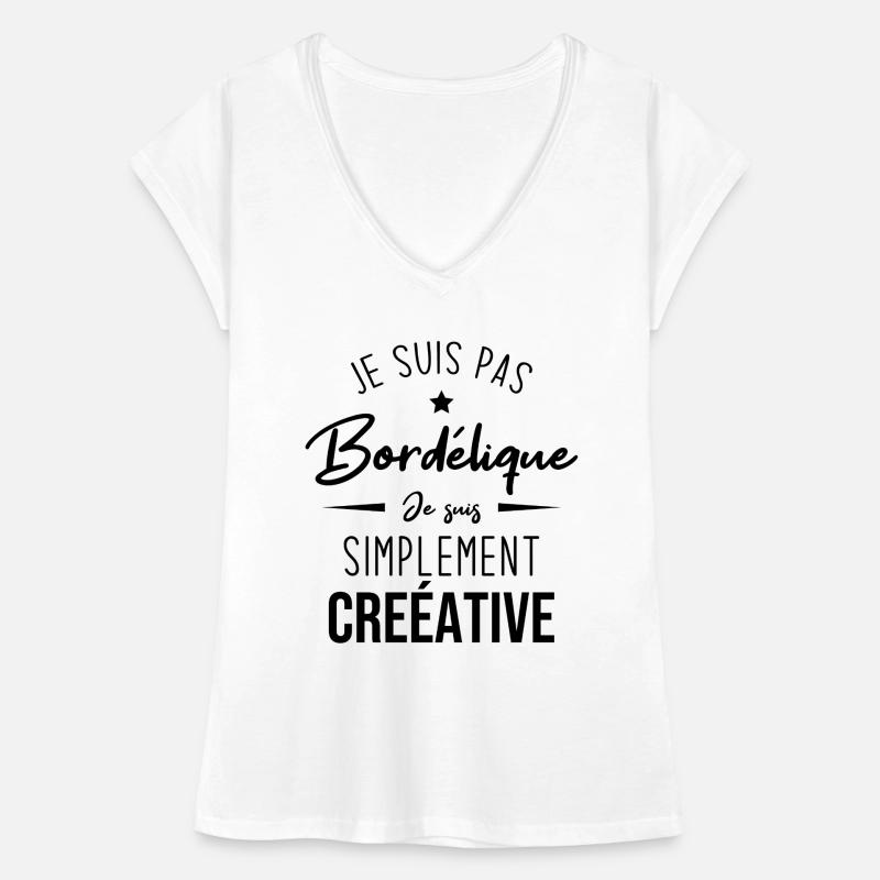 Je suis pas bordélique je suis simplement créative T-shirt vintage Femme