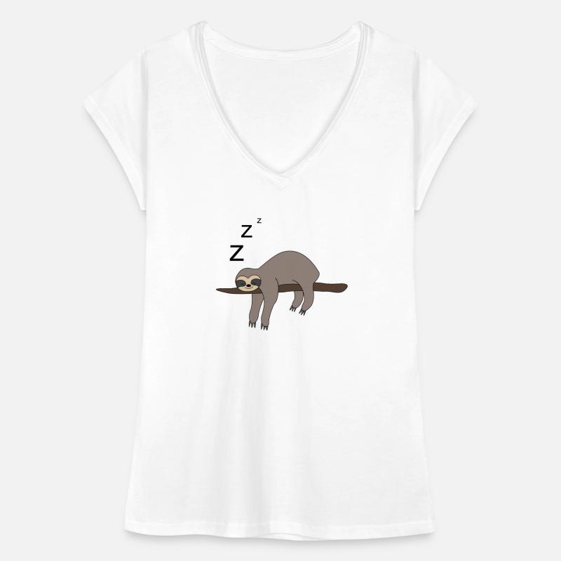 Sloth sleeping Women's Vintage T-Shirt