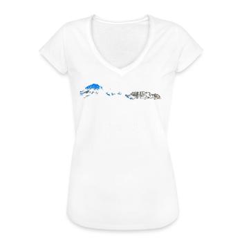 Wilde Kaiserin - Frauen Vintage T-Shirt - Weiß - Vorne