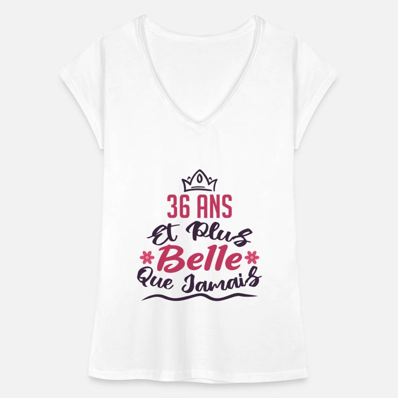 36 ans et plus belle que jamais T-shirt vintage Femme
