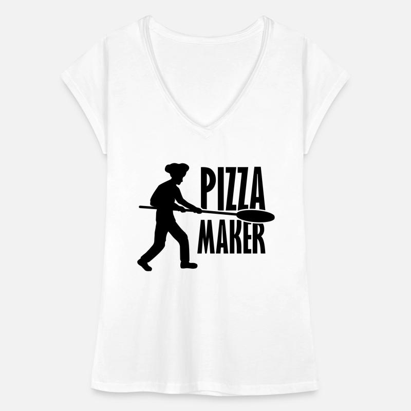 Pizza Pusher Pizza Maker T-shirt vintage Femme