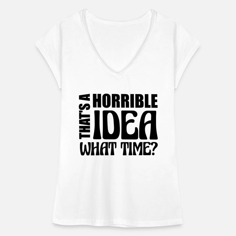 C’est une idée horrible T-shirt vintage Femme