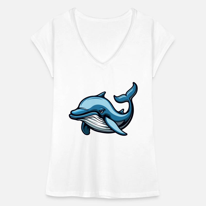 Bande dessinée Delfin T-shirt vintage Femme