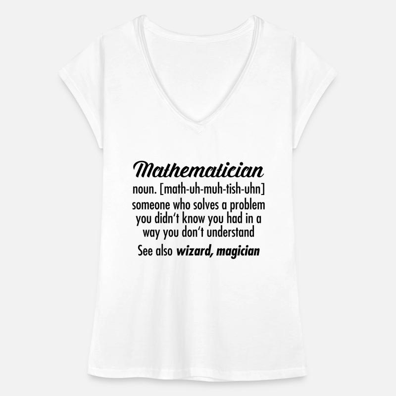 Mathematician - Definition T-shirt vintage Femme