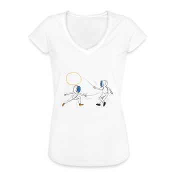Luke I Am Your Fencer - Fechten Duell Kampfsport - Frauen Vintage T-Shirt - Weiß - Vorne