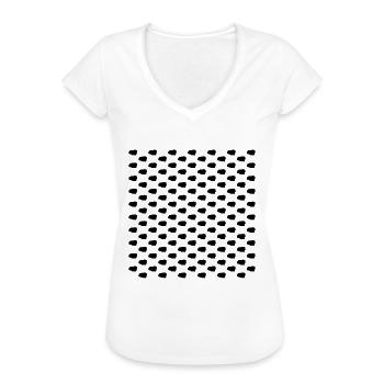 Föhr - Frauen Vintage T-Shirt - Weiß - Vorne