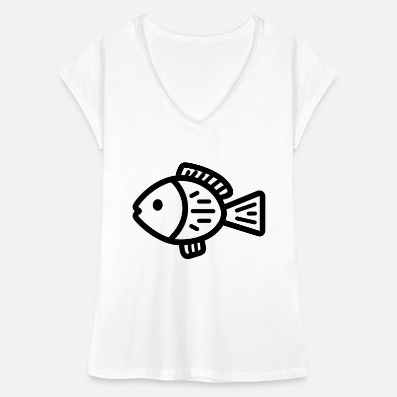 Fisch Frauen Vintage T-Shirt