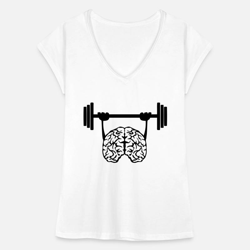 brain brain bar weight training Women's Vintage T-Shirt
