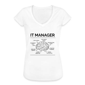IT Manager - Frauen Vintage T-Shirt - Weiß - Vorne