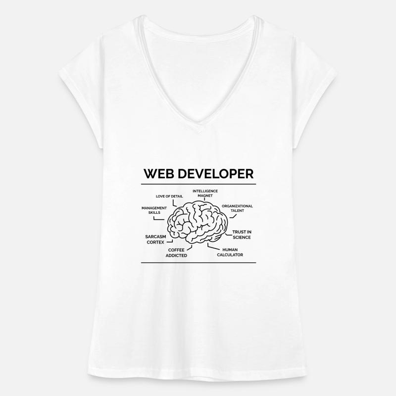 Programmeur développeur Web T-shirt vintage Femme