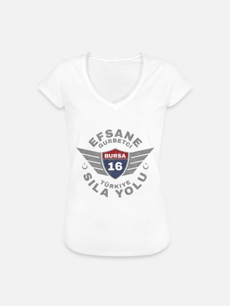 Bursa - Frauen Vintage T-Shirt - Weiß