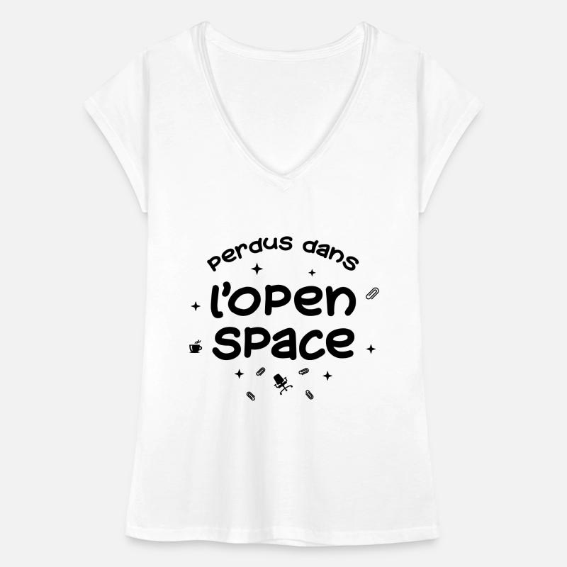 Perdus dans l'open space T-shirt vintage Femme