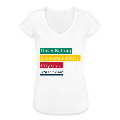 Energie Graz Vision - Frauen Vintage T-Shirt