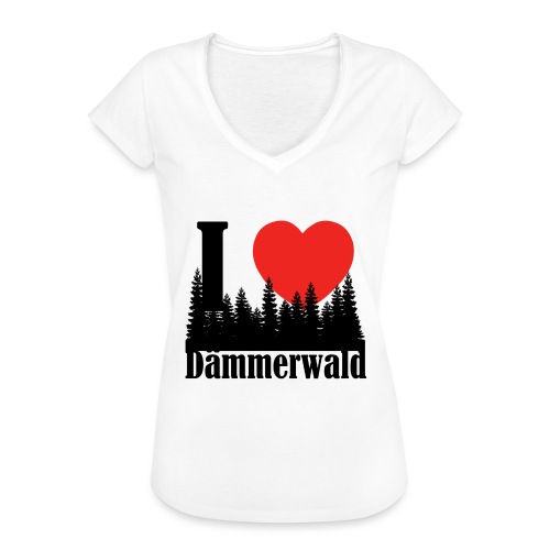 I LOVE DÄMMERWALD - Dame vintage T-shirt