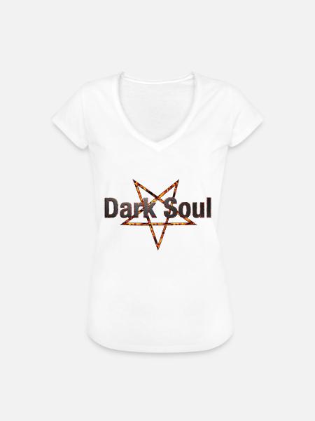 Dark Soul - Frauen Vintage T-Shirt - Weiß