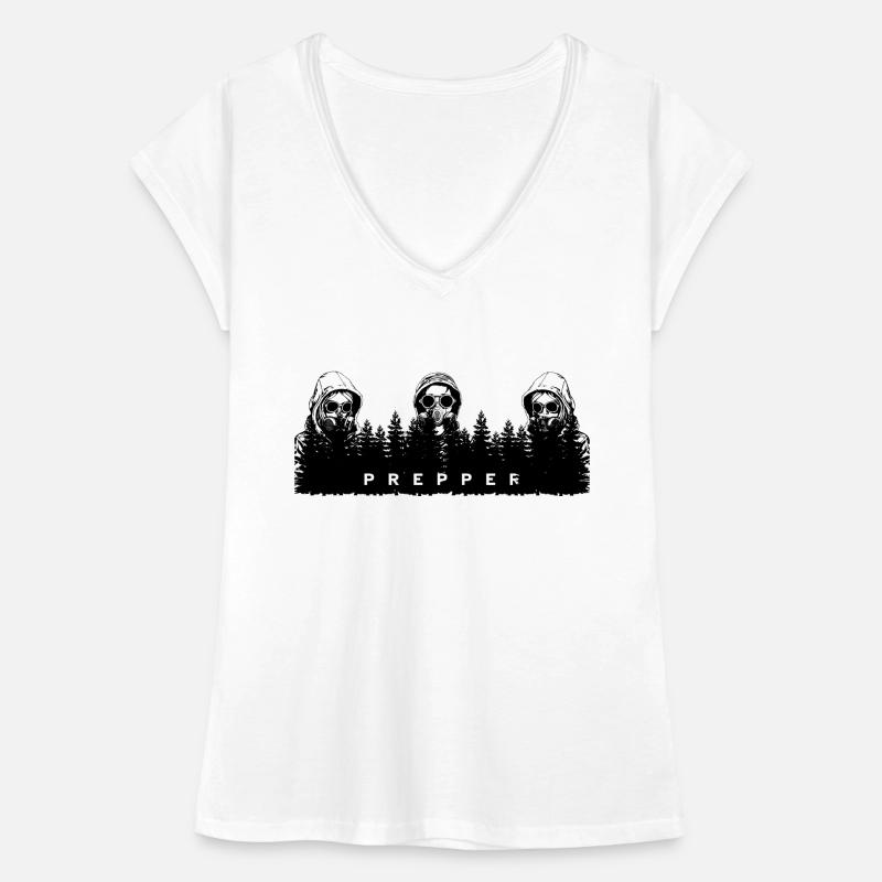 Prepper Code T-shirt vintage Femme