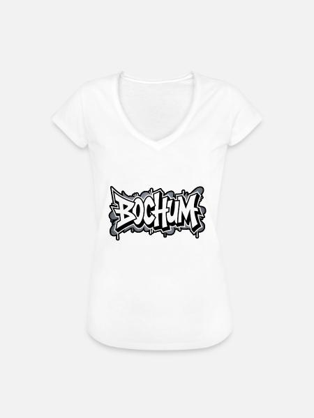 Bochum Graffiti - Frauen Vintage T-Shirt - Weiß