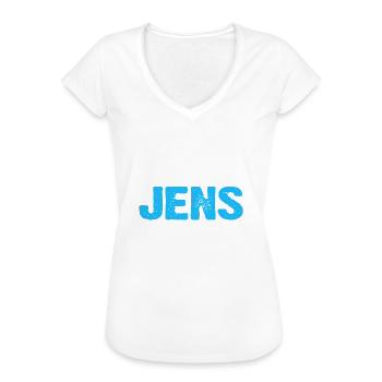 JENS - kann es reparieren - Frauen Vintage T-Shirt - Weiß - Vorne