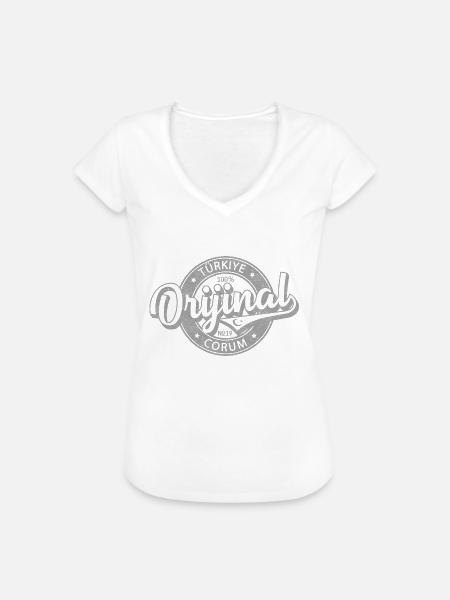 Çorum - Frauen Vintage T-Shirt - Weiß