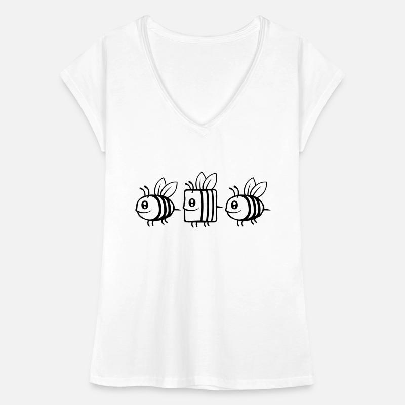 Comic Bienen bee different Frauen Vintage T-Shirt