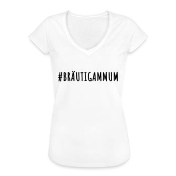 Hochzeit Sohn - Bräutigams MUM - Frauen Vintage T-Shirt - Weiß - Vorne