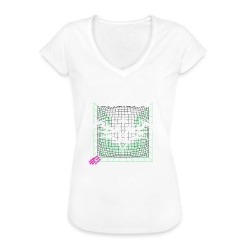 Trance - Techno Rave Festival Design - Frauen Vintage T-Shirt - Weiß - Vorne