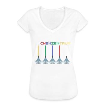 Rechenzentrum IT Admin Nerd Informatik - Frauen Vintage T-Shirt - Weiß - Vorne