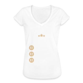 Teamleiter Ich hab immer Recht - Frauen Vintage T-Shirt - Weiß - Vorne