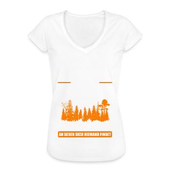 Saarland Saarländer Saarbrücken Geschenk - Frauen Vintage T-Shirt - Weiß - Vorne
