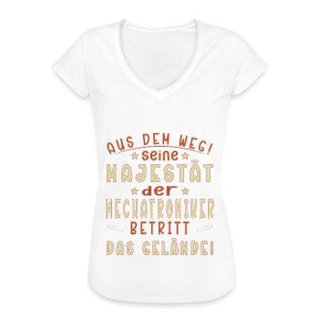 Mechatroniker Sprüche Spruch - Frauen Vintage T-Shirt - Weiß - Vorne