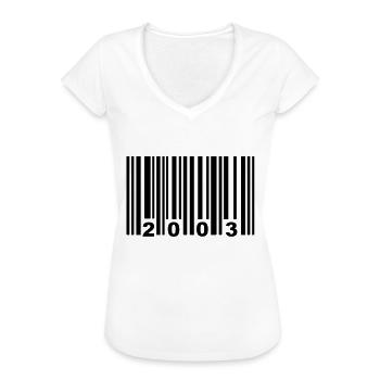 2003 - Women's Vintage T-Shirt - white - Front - Danielle (179cm)